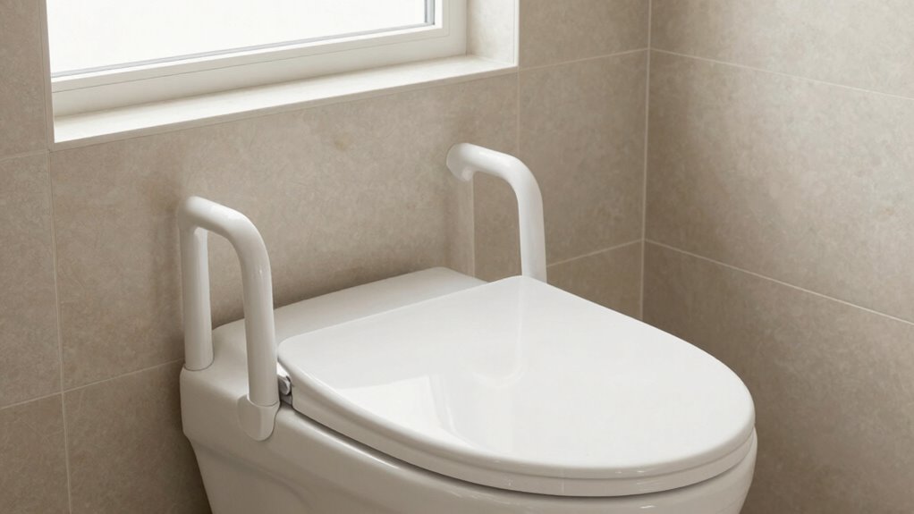 Erhöhte Toilettensitze mit Griffen