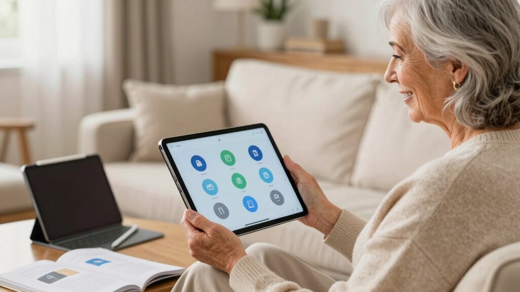 Seniorenfreundliche Tablet-Funktionen