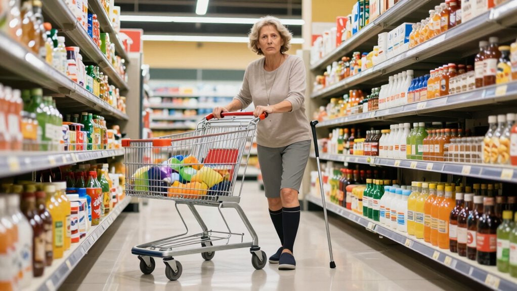 unterstützende Schuhe verbessern die Beweglichkeit