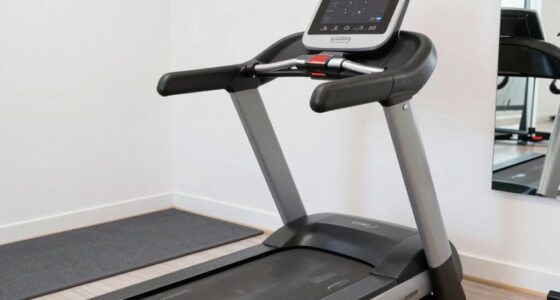 Laufband mit Sicherheits-Handläufen