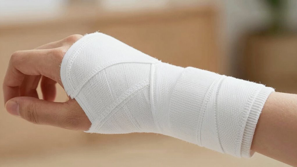 Handgelenksunterstützung und Behandlung