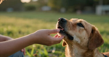 Why Does My Dog Nibble On Me? It's Canine For "I Love You," Actually