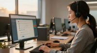 Customer service + BPO. The operational-scale displacement.