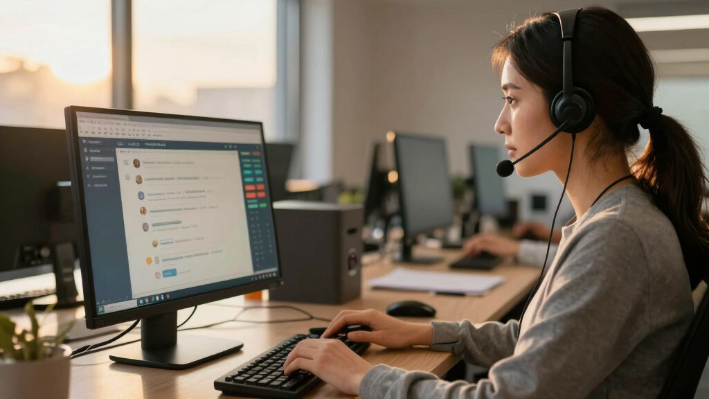 Customer service + BPO. The operational-scale displacement.