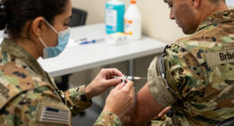 Military requiring flu vaccines for recruits as Air Force base deals with outbreak