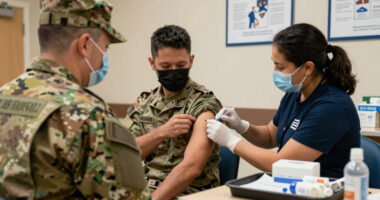Pentagon restores mandatory flu shots for all recruits as boot camp outbreak sickens nearly 300