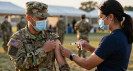 US military requires flu vaccine for some after outbreak in Texas training center