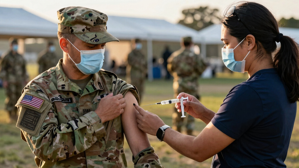 US military requires flu vaccine for some after outbreak in Texas training center