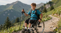 Paraplegic boy doing Three Peaks Challenge meets Catherine