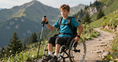 Paraplegic boy doing Three Peaks Challenge meets Catherine