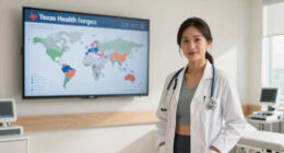 Texas Health Surges In Global Coverage