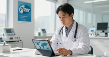 Pfizer Surges In Global Coverage