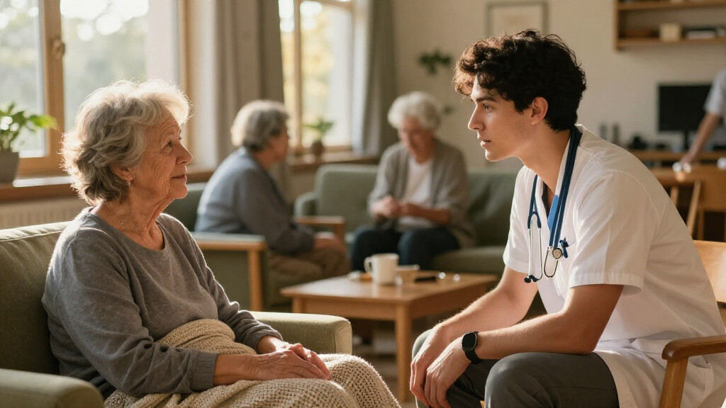 What Medical Students Learn From Talking To Care Home Residents